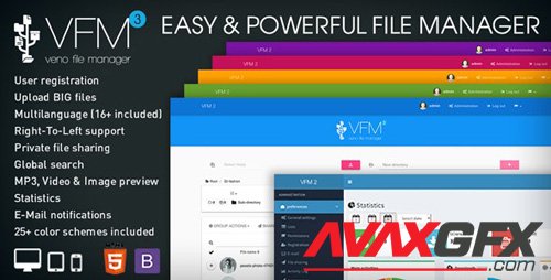 CodeCanyon - Veno File Manager v3.5.8 - host and share files - 6114247