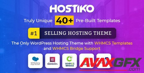 ThemeForest - Hostiko v40.0 - WordPress WHMCS Hosting Theme - 20786821
