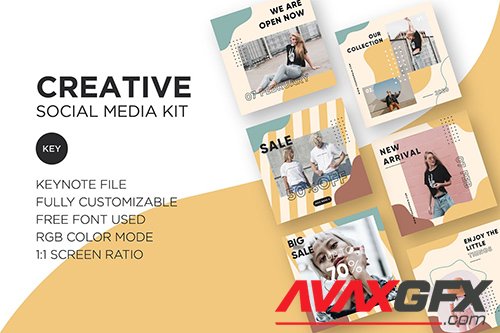 Creative Social Media Kit - Keynote