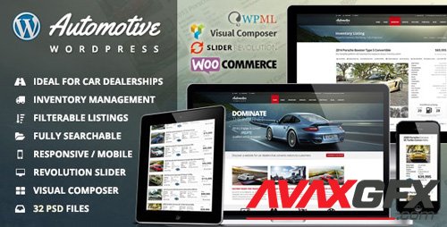 ThemeForest - Automotive v11.9.2 - Car Dealership Business WordPress Theme - 9210971 - NULLED