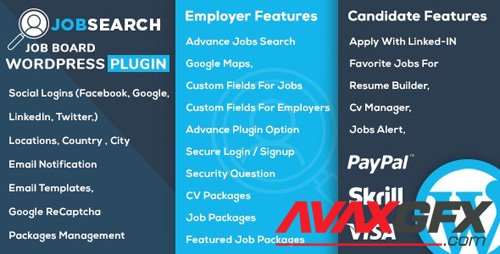 CodeCanyon - JobSearch v1.5.0 - WP Job Board WordPress Plugin - 21066856
