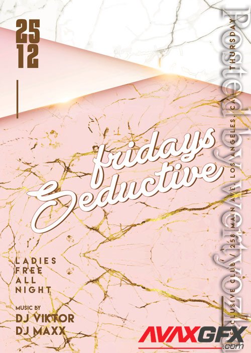 Seductive fridays - Premium flyer psd template