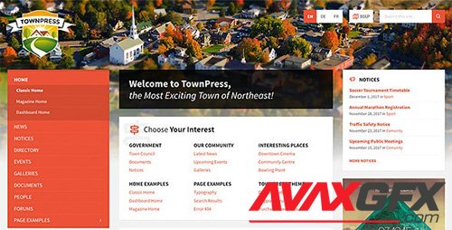 ThemeForest - TownPress v3.3.2 - Municipality WordPress Theme - 11490395