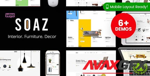 ThemeForest - Soaz v1.0.7 - Furniture Store WordPress WooCommerce Theme (Mobile Layout Ready) - 23858298 - NULLED