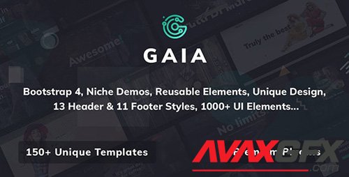 ThemeFrest - Gaia v1.0 - A High Performance Creative Template - 25235444