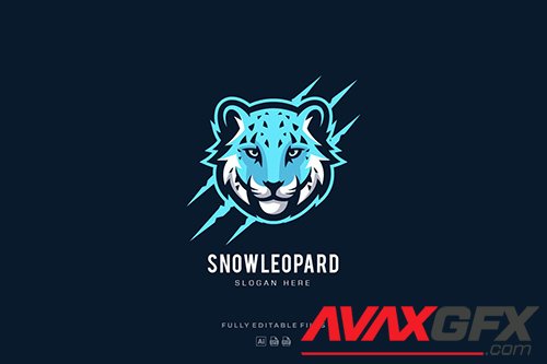 Snow Leopard Sports and E-sports Logo
