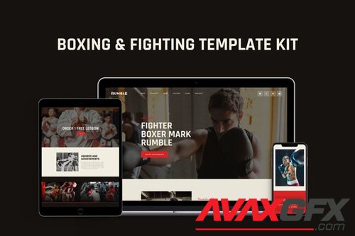 ThemeForest - Rumble v1.0 - Boxing & Fighting Template Kit - 26604385