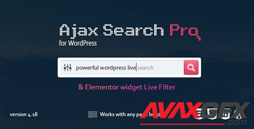 CodeCanyon - Ajax Search Pro v4.18.5 - Live WordPress Search & Filter Plugin - 3357410