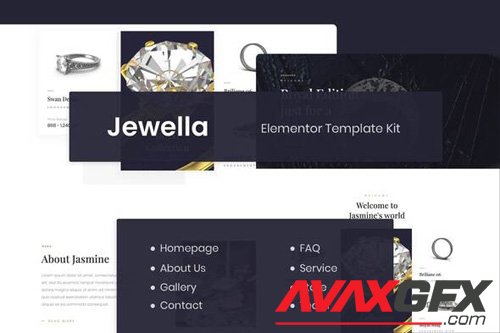 ThemeForest - Jewella v1.0 - Jewelry Elementor Template Kit - 26415171