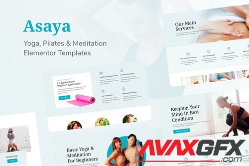 ThemeForest - Asaya v1.0 - Yoga Meditation Elementor Kit (Update: 12 May 20) - 26367062