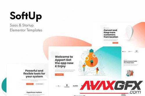 ThemeForest - SoftUp v1.0 - Saas & Startup Elementor Templates (Update: 12 May 20) - 26163478