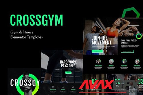 ThemeForest - CrossGym v1.0 - Gym & Fitness Elementor Template Kit (Update: 12 May 20) - 26080662