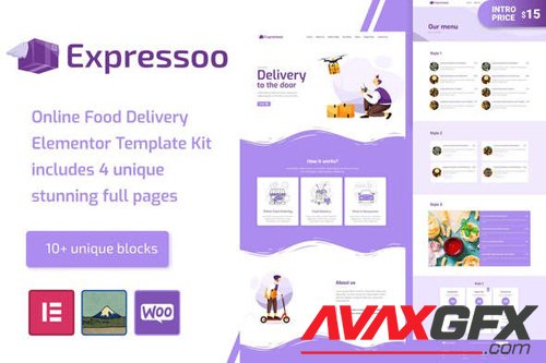 ThemeForest - Expressoo v1.0 - Online Food Delivery Template Kit - 26374524