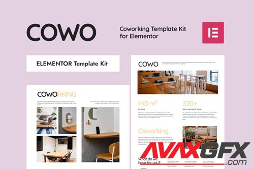 ThemeForest - COWO v1.0 - Coworking Elementor Template Kit - 25885223