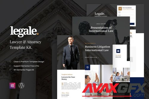 ThemeForest - Legale v1.0 - Lawyer & Law Firm Template Kit - 26085394