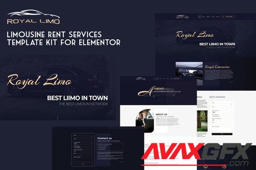 ThemeForest - Royal Limo v1.0 - Limousine Rent Services Template Kit - 25863513