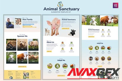 ThemeForest - Animal Sanctuary v1.0 - Non-Profit Template Kit - 26375996