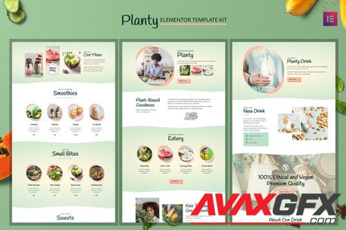 ThemeForest - Planty v1.0 - Cafe & Restaurant Template Kit - 26112796