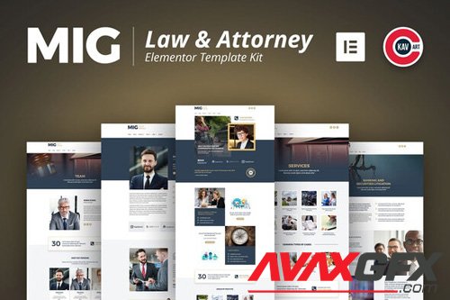 ThemeForest - Mig v1.0 - Law & Attorney Template Kit - 26393092