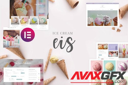 ThemeForest - Eis v1.0 - Ice Cream Shop Template Kit - 26154615