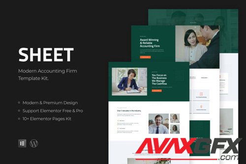 ThemeForest - Sheet v1.0 - Modern Accounting Firm Template Kit - 26397125