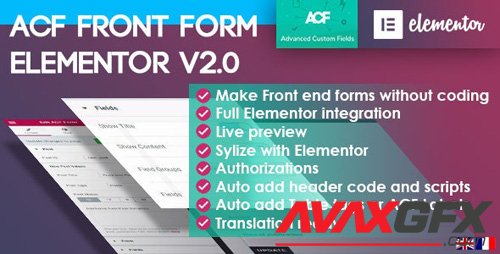 CodeCanyon - ACF Front Form for Elementor Page Builder v2.0.0 - 21887968