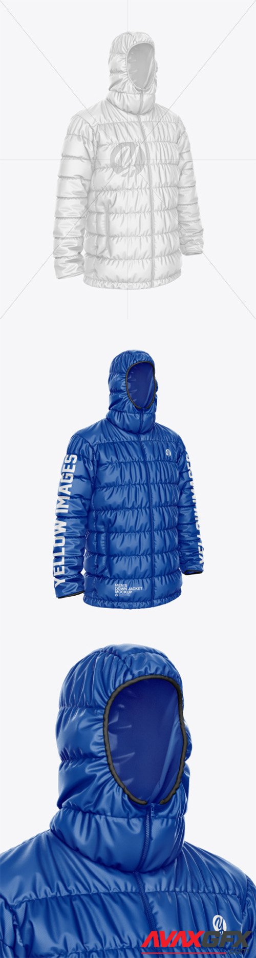 Men's Down Jacket Mockup 55533