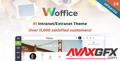 ThemeForest - Woffice v2.9.1 - Intranet/Extranet WordPress Theme - 11671924