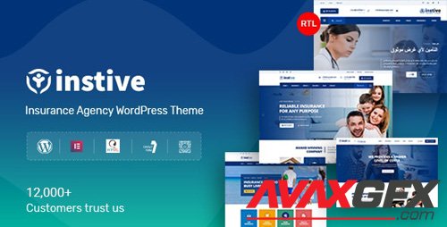 ThemeForest - Instive v1.0.6 - Insurance WordPress Theme - 24690633