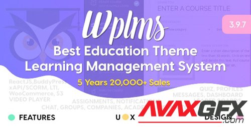 ThemeForest - WPLMS v3.9.9 - Learning Management System for WordPress, Education Theme - 6780226