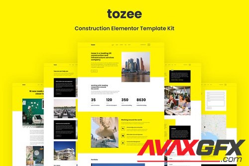ThemeForest - Tozee v1.0 - Construction Elementor Template Kit - 26698204