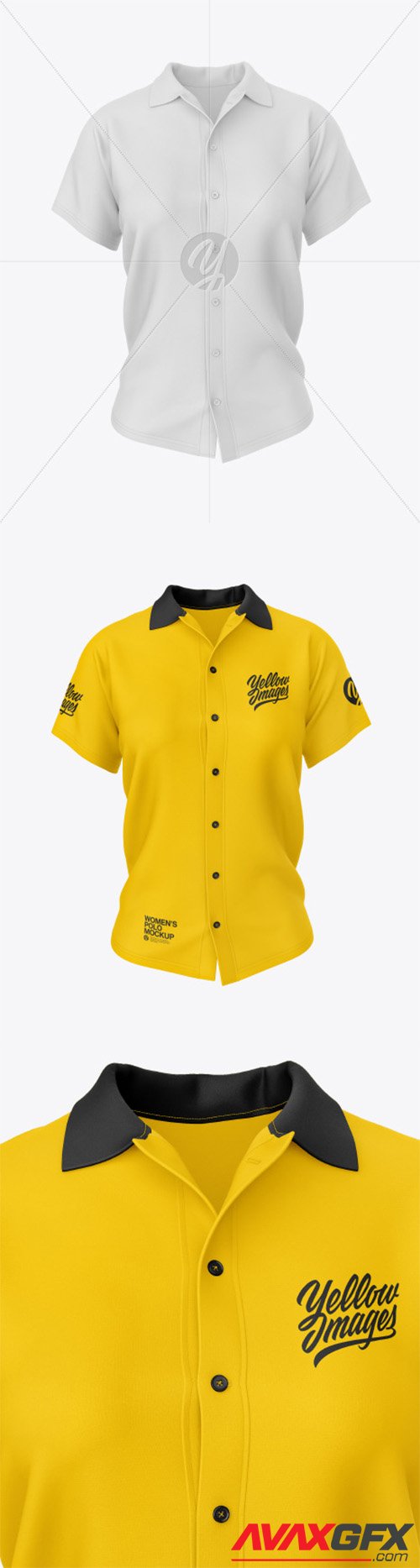 Women's Polo Shirt Mockup 56071