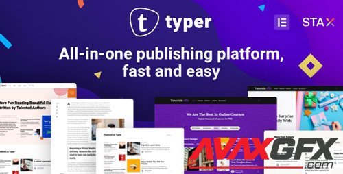 ThemeForest - Typer v1.8.2 - Amazing Blog and Multi Author Publishing Theme - 24818607 - NULLED
