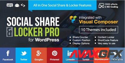 CodeCanyon - Social Share & Locker Pro Wordpress Plugin v7.7 - 8137709 - NULLED