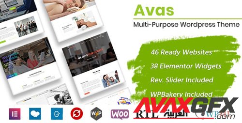 ThemeForest - Avas v6.0.12 - Multi-Purpose WordPress Theme - 19775390 - NULLED