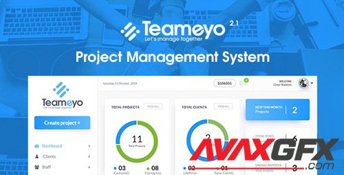 CodeCanyon - Teameyo v2.1 - Project Management System - 23142804