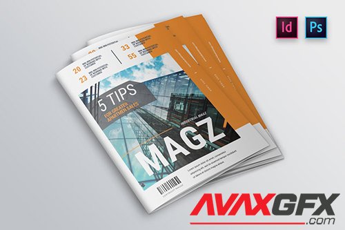 Industrial Magazine Cover Template