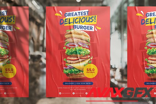 Burger Promotion Flyer/Poster