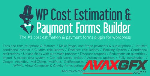CodeCanyon - WP Cost Estimation & Payment Forms Builder v9.702 - 7818230 - NULLED