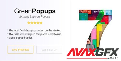 CodeCanyon - Popup Plugin for WordPress - Green Popups (formerly Layered Popups) v7.03 - 5978263