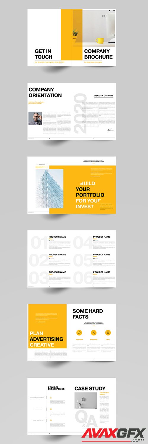 Yellow Business Layout 345811784