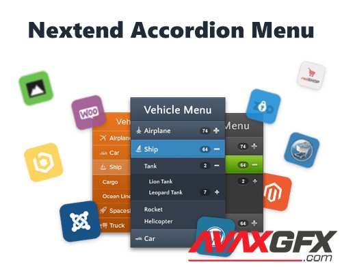 Nextend Accordion Menu v9.3.14 - Joomla Extension