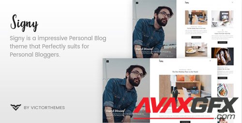 ThemeForest - Signy v1.8.1 - A Personal Blog WordPress Theme - 19892393