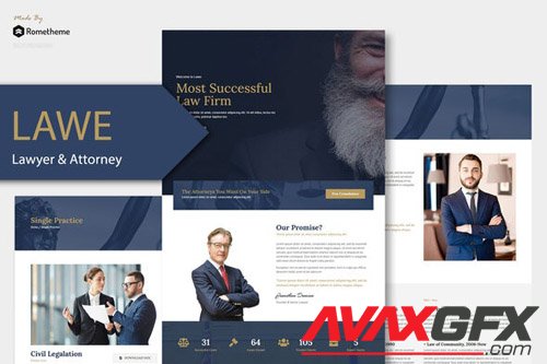 ThemeForest - LAWE v1.0 - Lawyer and Attorney Template Kit - 26505295