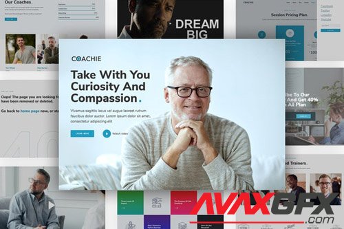 ThemeForest - Coachie v1.0 - Life Coach Template Kit (Update: 14 May 20) - 26412993