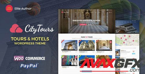 ThemeForest - CityTours v3.2.3 - Hotel & Tour Booking WordPress Theme - 13181652