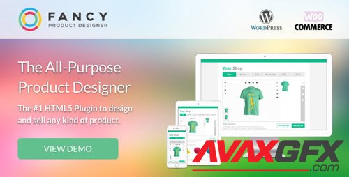 CodeCanyon - Fancy Product Designer v4.3.9 - WooCommerce WordPress - 6318393