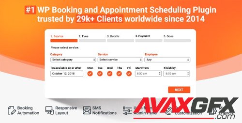 CodeCanyon - Bookly PRO v18.3 - Appointment Booking and Scheduling Software System - 7226091 - NULLED