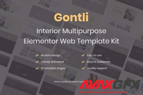 ThemeForest - Gontli v1.0 - Interior Multipurpose Template Kit - 26312264