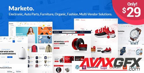 ThemeForest - Marketo v2.1.0 - eCommerce & Multivendor Marketplace Woocommerce WordPress Theme - 22310459